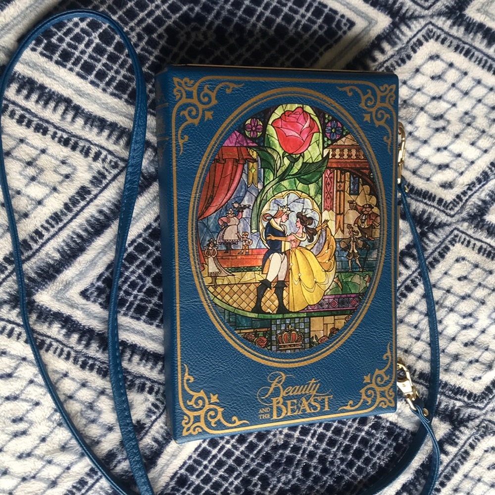 Disney Beauty and the Beast purse crossbody clutch